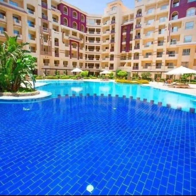 Sunny Studio With 3 Swimming Pools Florenza 洪加達 外观 照片